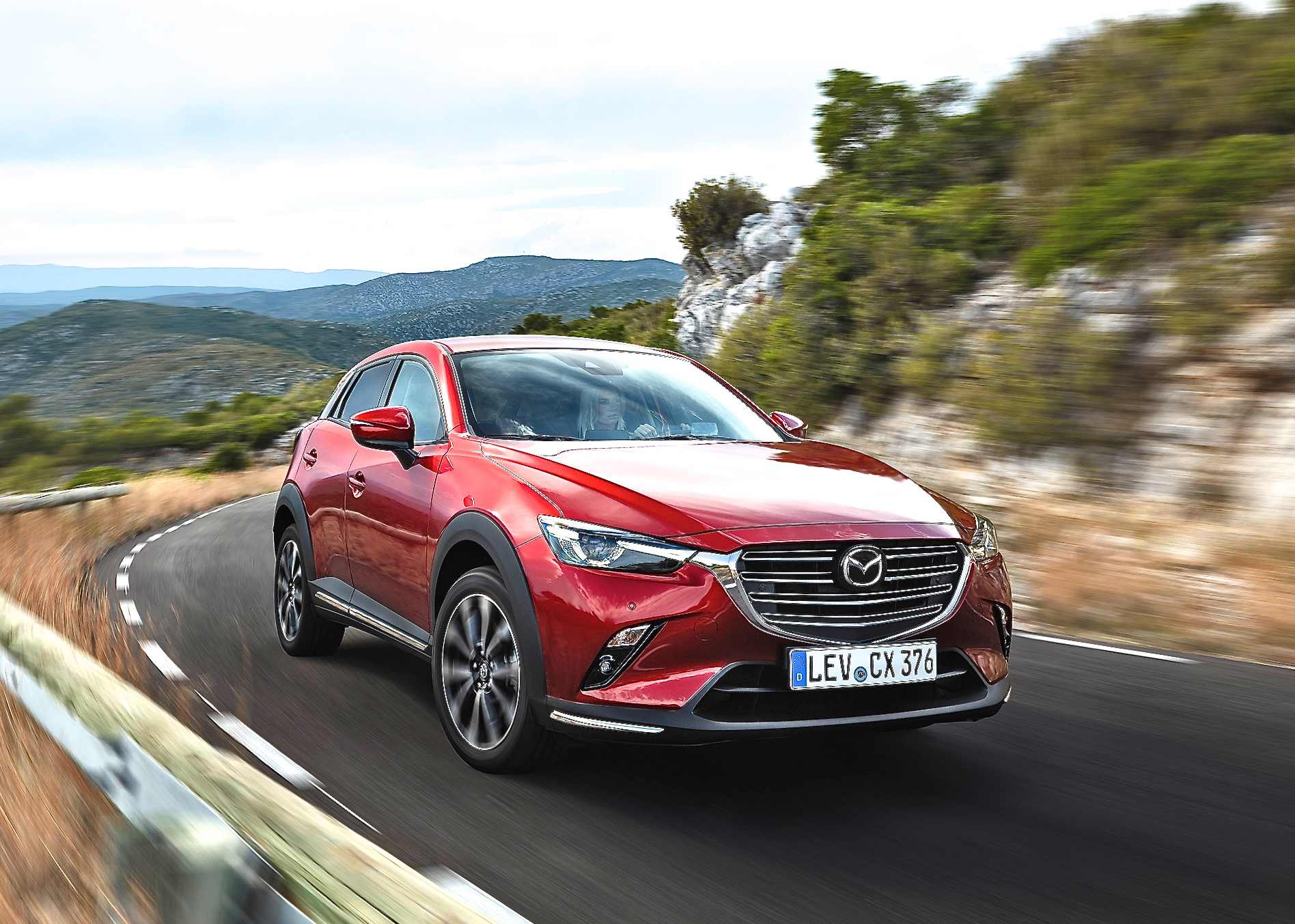 Den CX-3 bestellen 57,1 Prozent der Kunden in der Spitzenausstattung „Sports-Line“, während sich 2,2 Prozent mit der Basisversion „Prime-Line“ begnügen. Foto: Auto-Medienportal.Net/Mazda