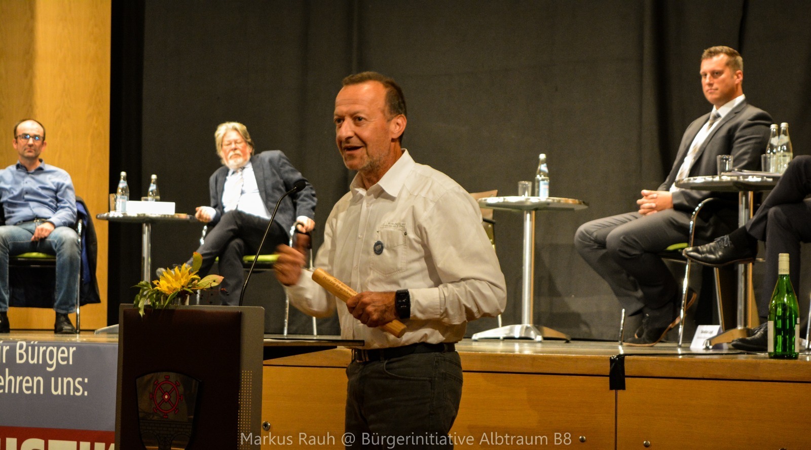 Norbert Dambaur, Sprecher der BI B8