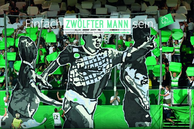 Einfach Fürth sein. | Foto: Wolfgang Zink, Sportfoto Zink