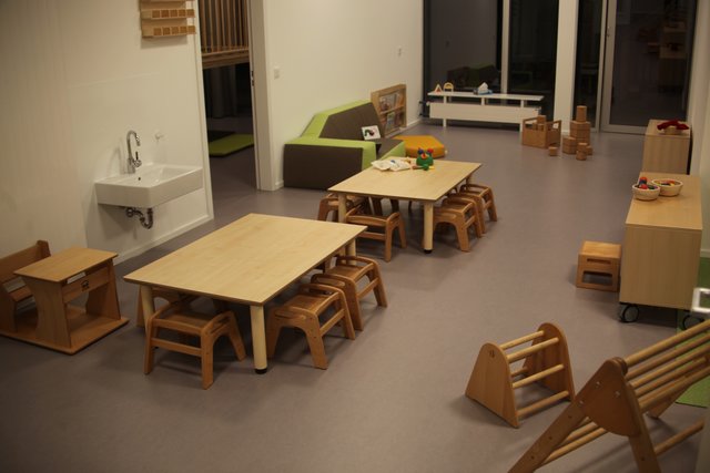 Die Räume der Kindergarten- und Kinderkrippen-Gruppen. | Foto: Arthur Kreklau
