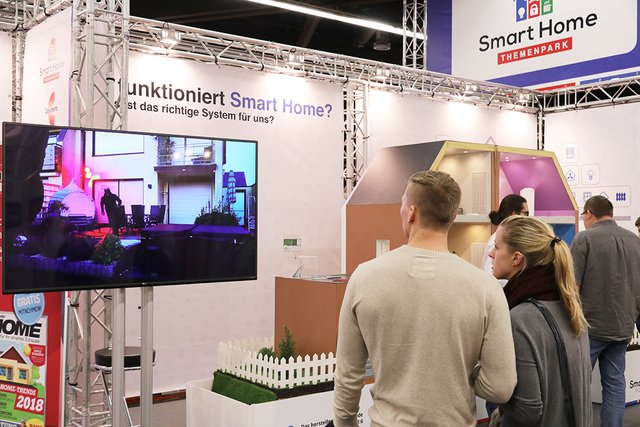 Bei der Consumenta stehen u.a. aktuelle Themen rund ums Bauen, Sanieren, Energiesparen und das smarte Zuhause im Mittelpunkt.