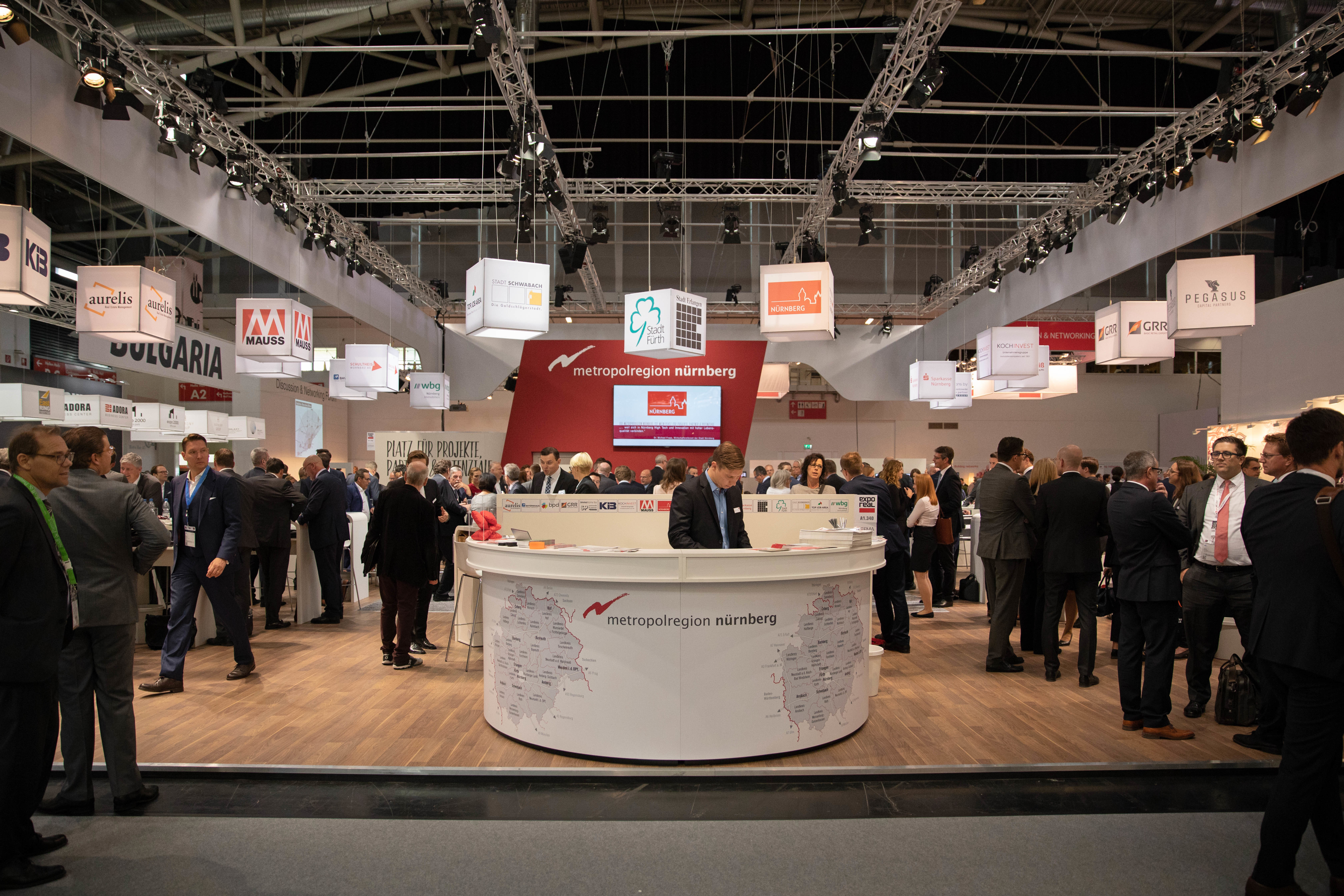 Die Metropolregion war auf der internationalen Immobilienmesse EXPO REAL wieder mit einem Gemeinschaftsstand vertreten.