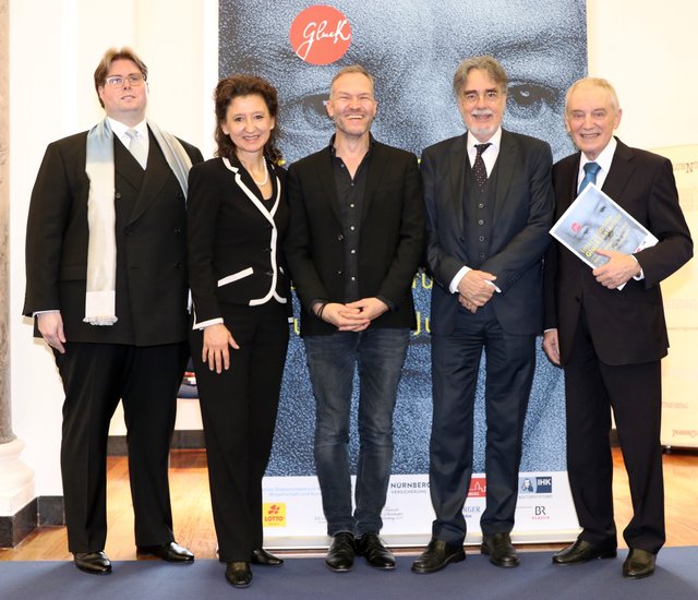 Freuen sich auf die Gluck-Festspiele 2019 (v.l.) Martin R. Handschuh, Hannelore Wünsche, Michael Hofstetter, Rainer Mennicken und Hans-Peter Schmidt. | Foto: © Nicole Fuchsbauer