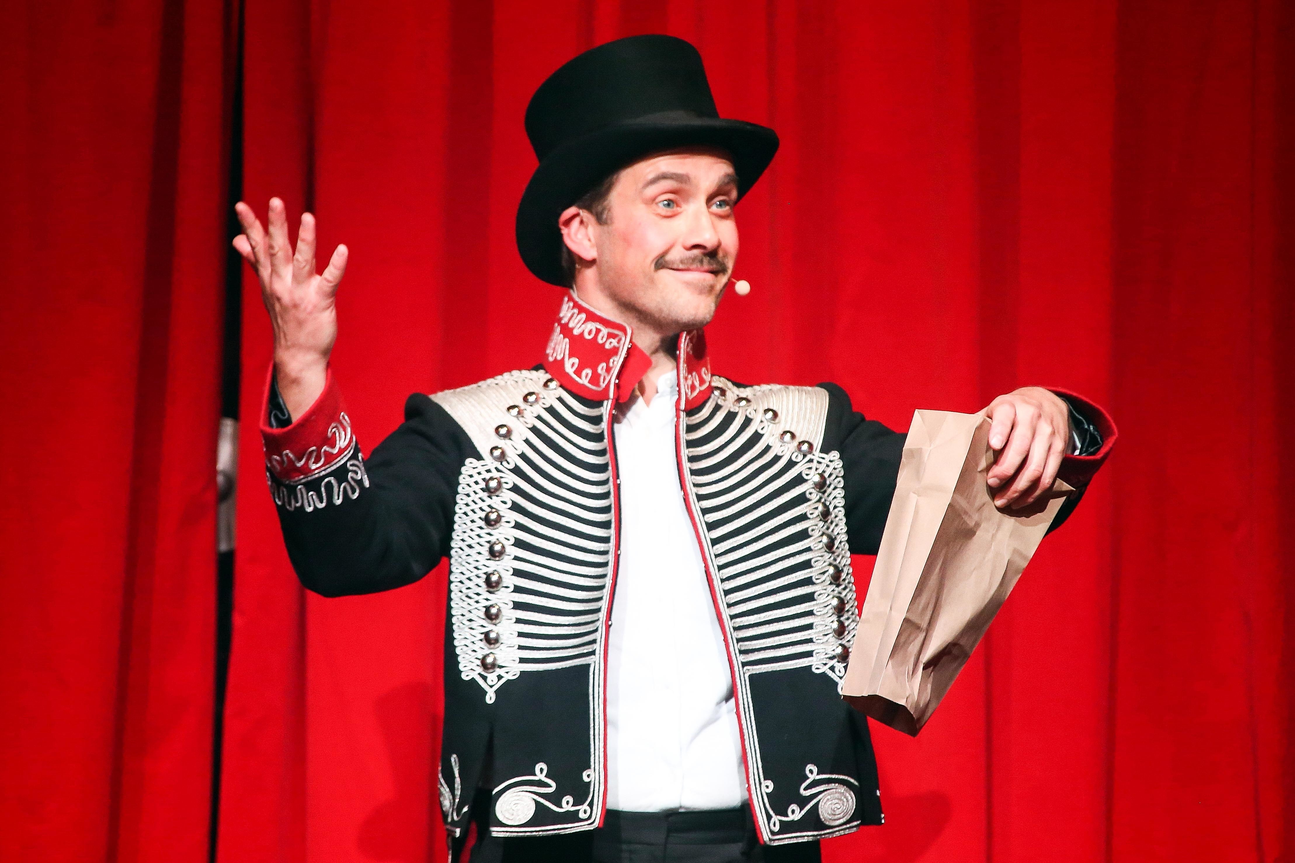 Showman Extraordinaire Sebastian Matt.