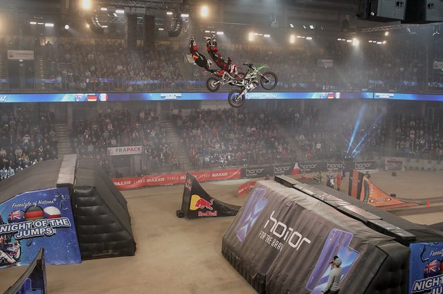 NIGHT of the JUMPs: Team Frankreich. | Foto: NIGHT of the JUMPs / Oliver Franke