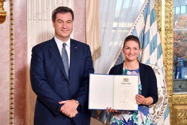 Ministerpräsident Dr. Markus Söder, MdL, und Judith Gerlach, MdL, Staatsministerin für Digitales. | Foto: Joerg Koch/ Bayerische Staatskanzlei