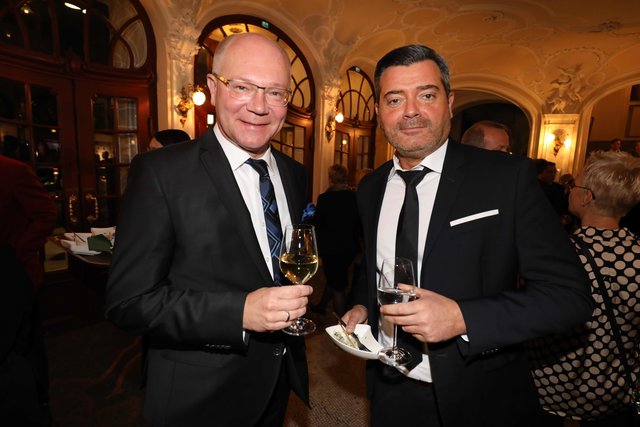Martin Rassau und Marcel Gasde, beide Comoedie Fuerth. | Foto: Udo Dreier