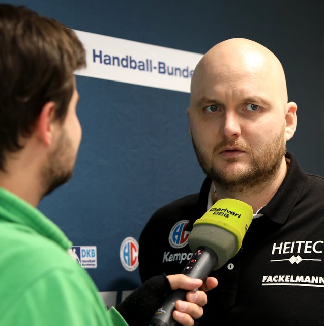(Foto: HJKrieg, Erlangen): HC Erlangen-Trainer Eyjolfsson: Wir werden 60 Minuten lang kämpfen
