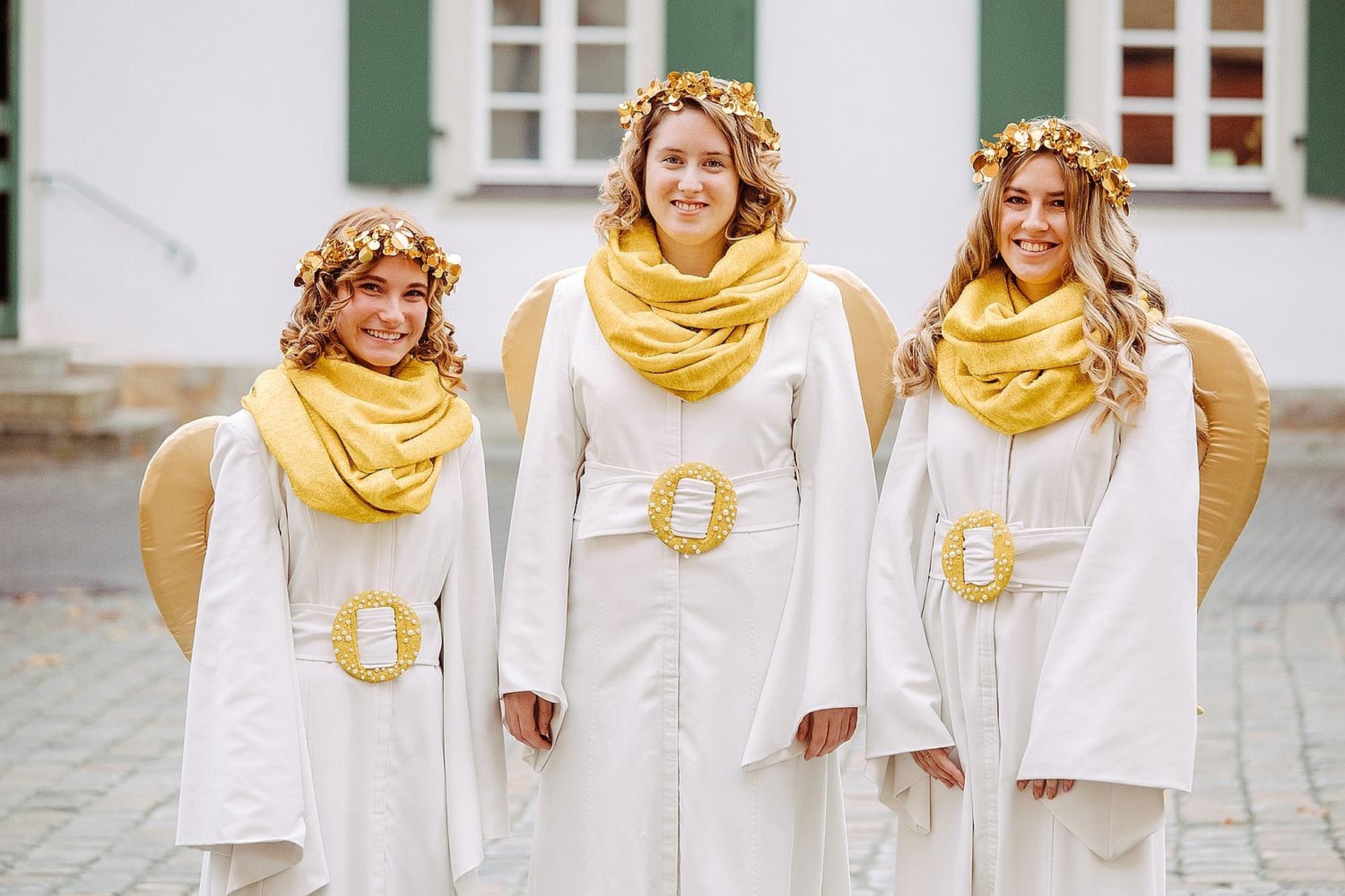 von links nach rechts - Luise, Michelle und Lena