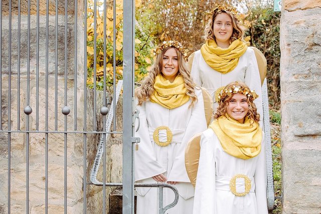 von links nach rechts - Lena, Michelle und Luise
