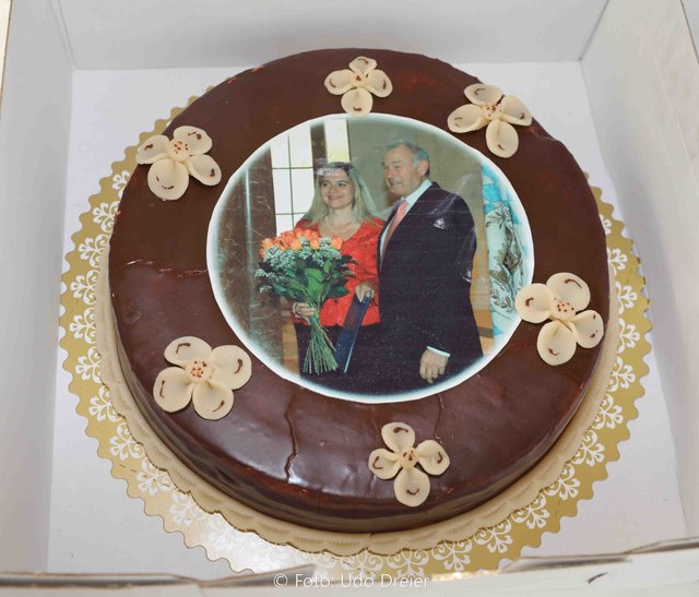 Die Geburstagstorte im Detail. | Foto: © Udo Dreier