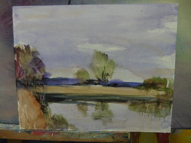 Aquarell Gunter Kaufmann VHS Röthenbach