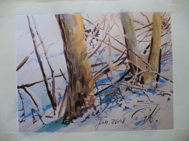 Aquarell Gunter Kaufmann