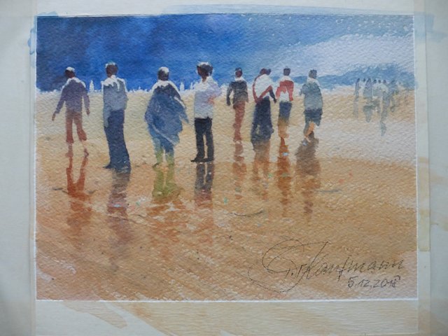 Aquarell Gunter Kaufmann