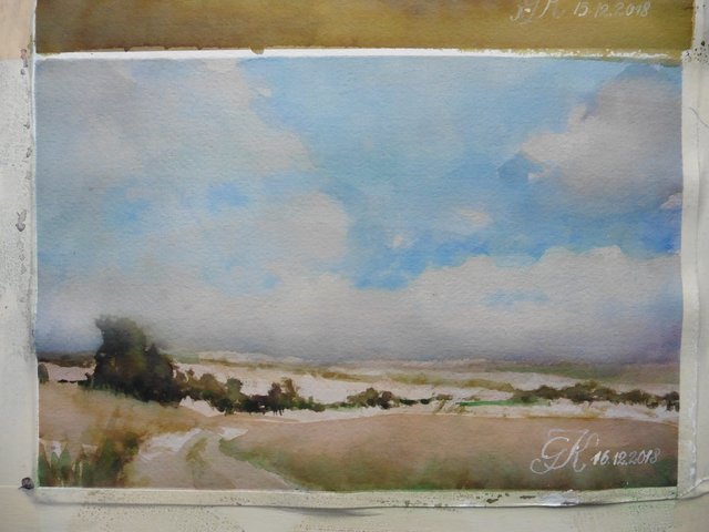 Aquarell Gunter Kaufmann