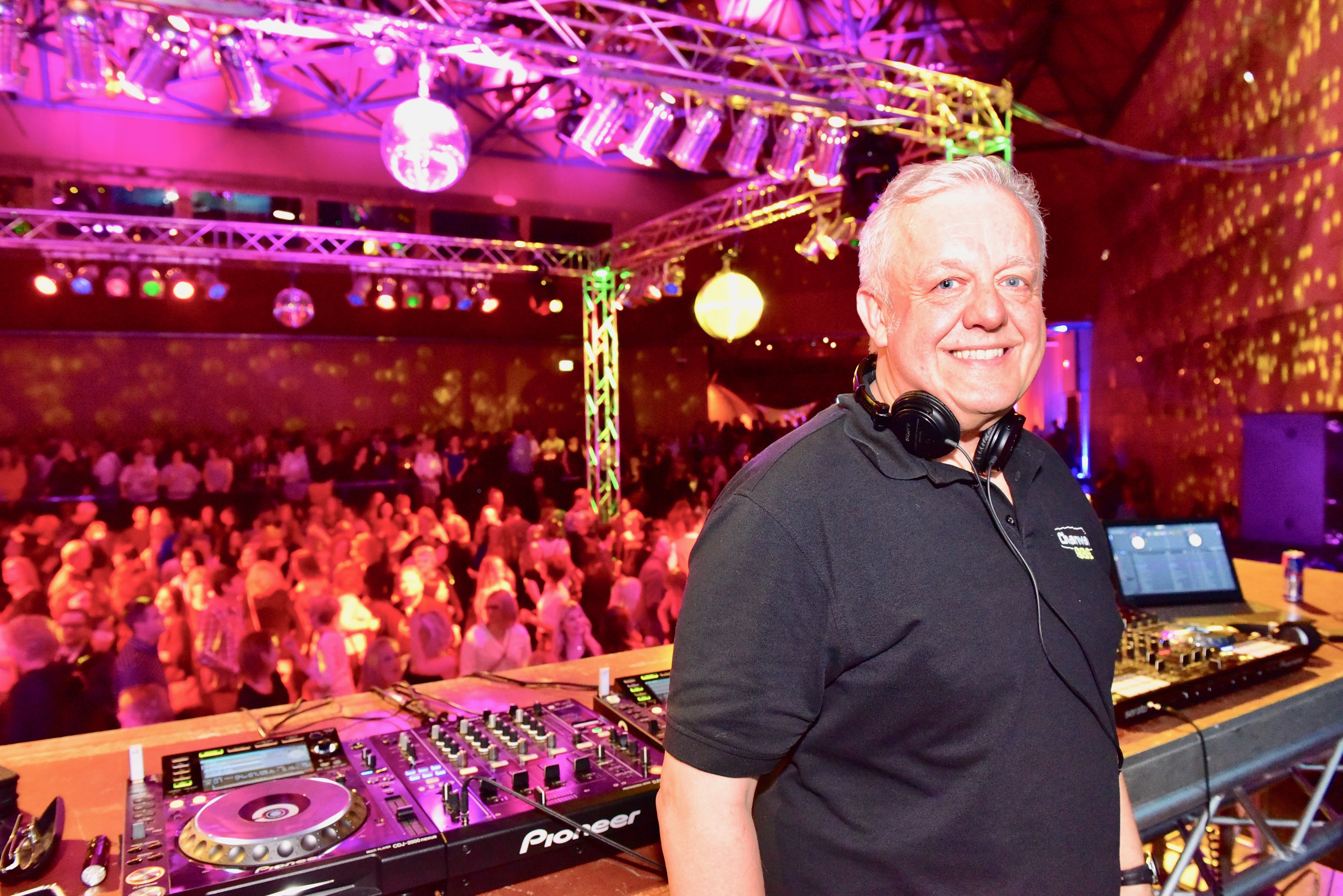 Im Radio wird er weniger zu hören sein, als DJ (hier bei der Charivari-Discomania) will Gerald Kappler aber weiter für gute Laune sorgen.
Foto: P. Maskow