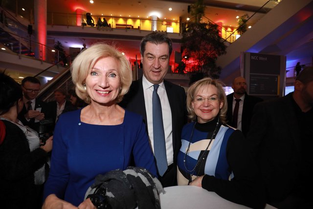 Neujahrsempfang der Stadt Nürnberg mit rund 1.500 Gästen im Foyer des NCC-West der NürnbergMesse. | Foto: Udo Dreier