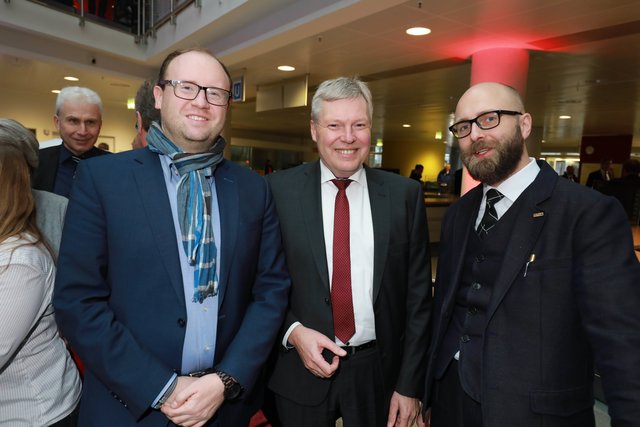 Neujahrsempfang der Stadt Nürnberg mit rund 1.500 Gästen im Foyer des NCC-West der NürnbergMesse. | Foto: Udo Dreier
