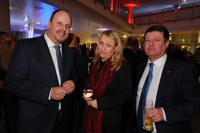 Neujahrsempfang der Stadt Nürnberg mit rund 1.500 Gästen im Foyer des NCC-West der NürnbergMesse. | Foto: Udo Dreier