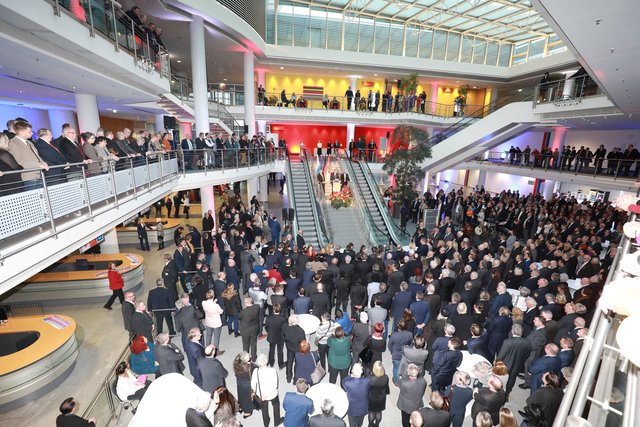Neujahrsempfang der Stadt Nürnberg mit rund 1.500 Gästen im Foyer des NCC-West der NürnbergMesse. | Foto: Udo Dreier