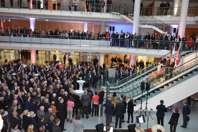Neujahrsempfang der Stadt Nürnberg mit rund 1.500 Gästen im Foyer des NCC-West der NürnbergMesse. | Foto: Udo Dreier