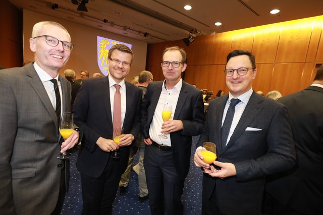 Neujahrsempfang der Stadt Nürnberg mit rund 1.500 Gästen im Foyer des NCC-West der NürnbergMesse. | Foto: Udo Dreier