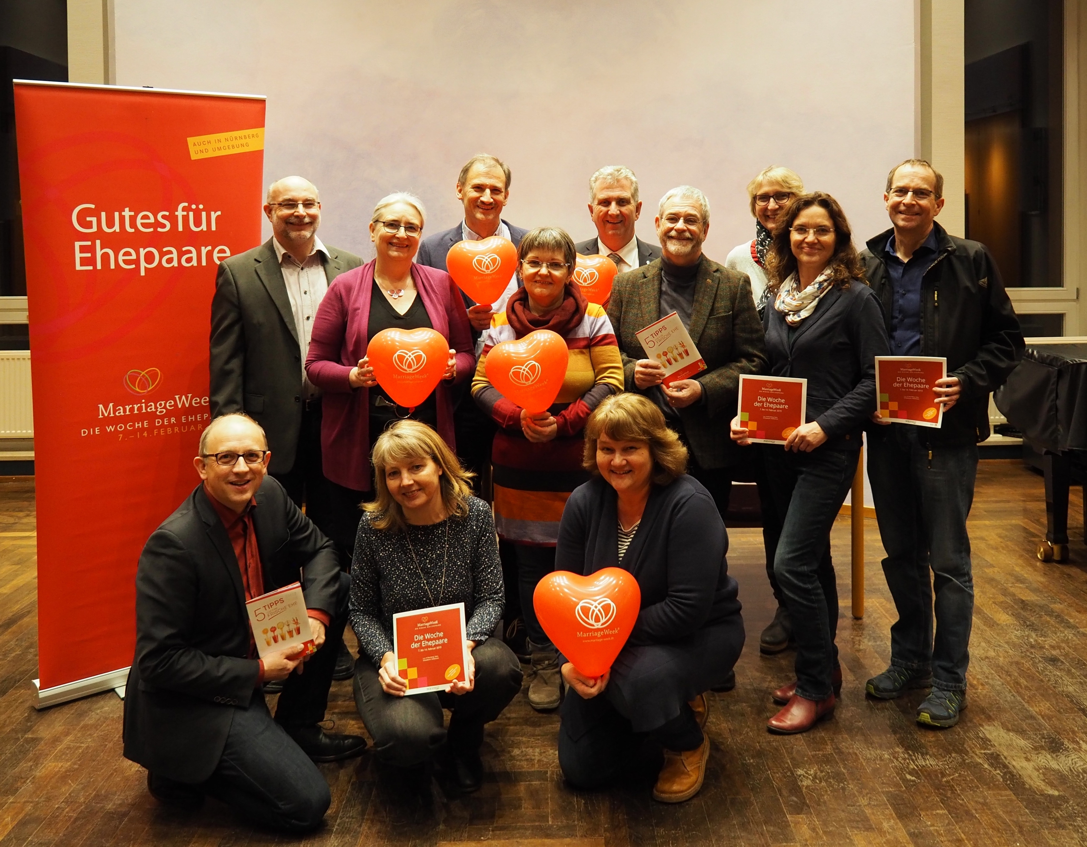 Gemeinsam haben sie ein buntes Angebot ausgetüftelt. Die Mitarbeiter der christlichen Gemeinden in Stein und ihre Unterstützer aus Einrichtungen und Geschäften in Stein freuen sich auf die MarriageWeek 2019.