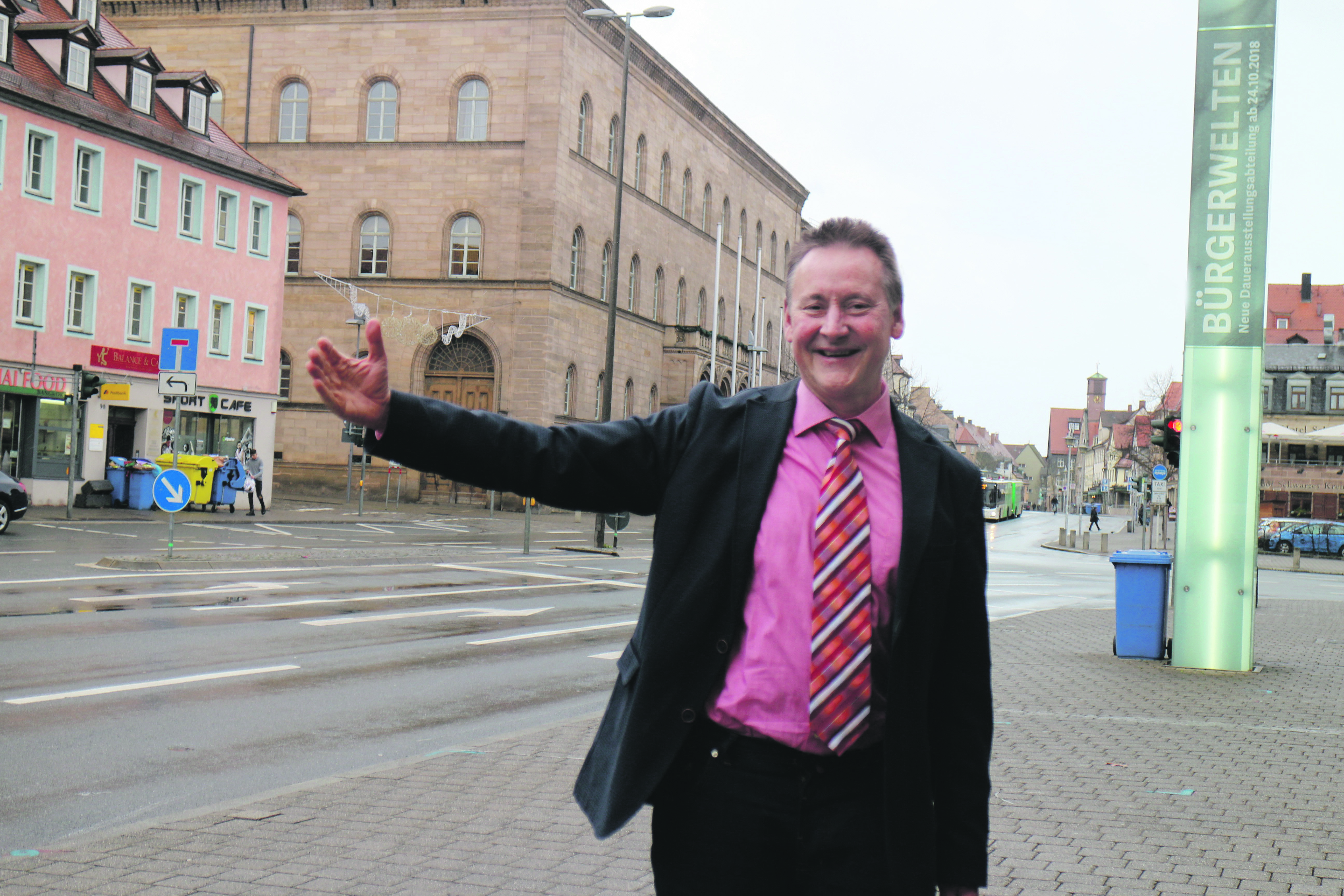 Oberbürgermeister Dr. Thomas Jung hat gut lachen, sowohl der Rückblick auf das rundum gelungene Jubiläumsjahr 2018 als auch der Ausblick auf 2019 geben ihm viel Grund zur Freude.