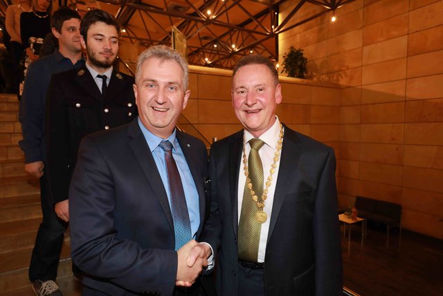 Impressionen "Jahresgespräch 2019" in der Stadthalle Fürth. | Foto: bayernpress