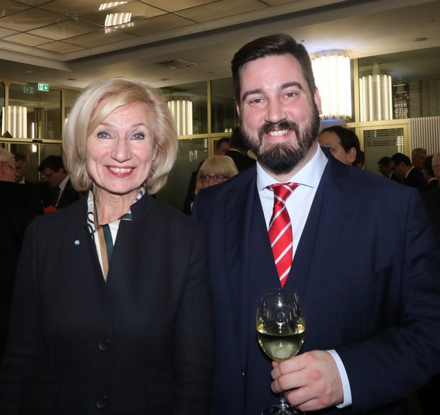 Nürnbergs Kulturreferentin Prof. Dr. Julia Lehner und CSU-Bezirksgeschäftsführer Sven Heublein. | Foto: © John R. Braun