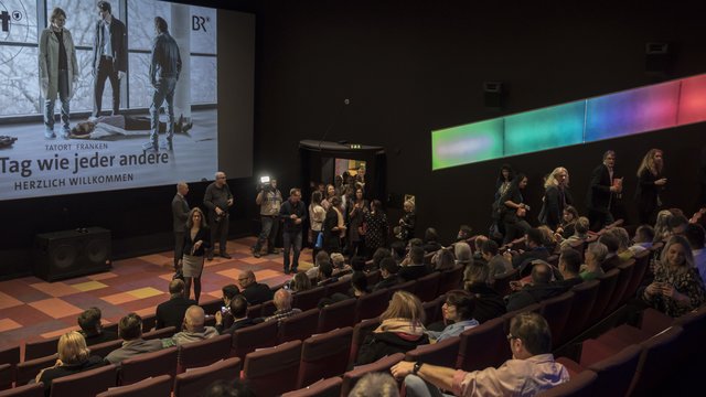 Das Publikum bei der Premiere des 5. Frankentatorts am 31.1.2019 in Bayreuth. | Foto: © BR-Bild