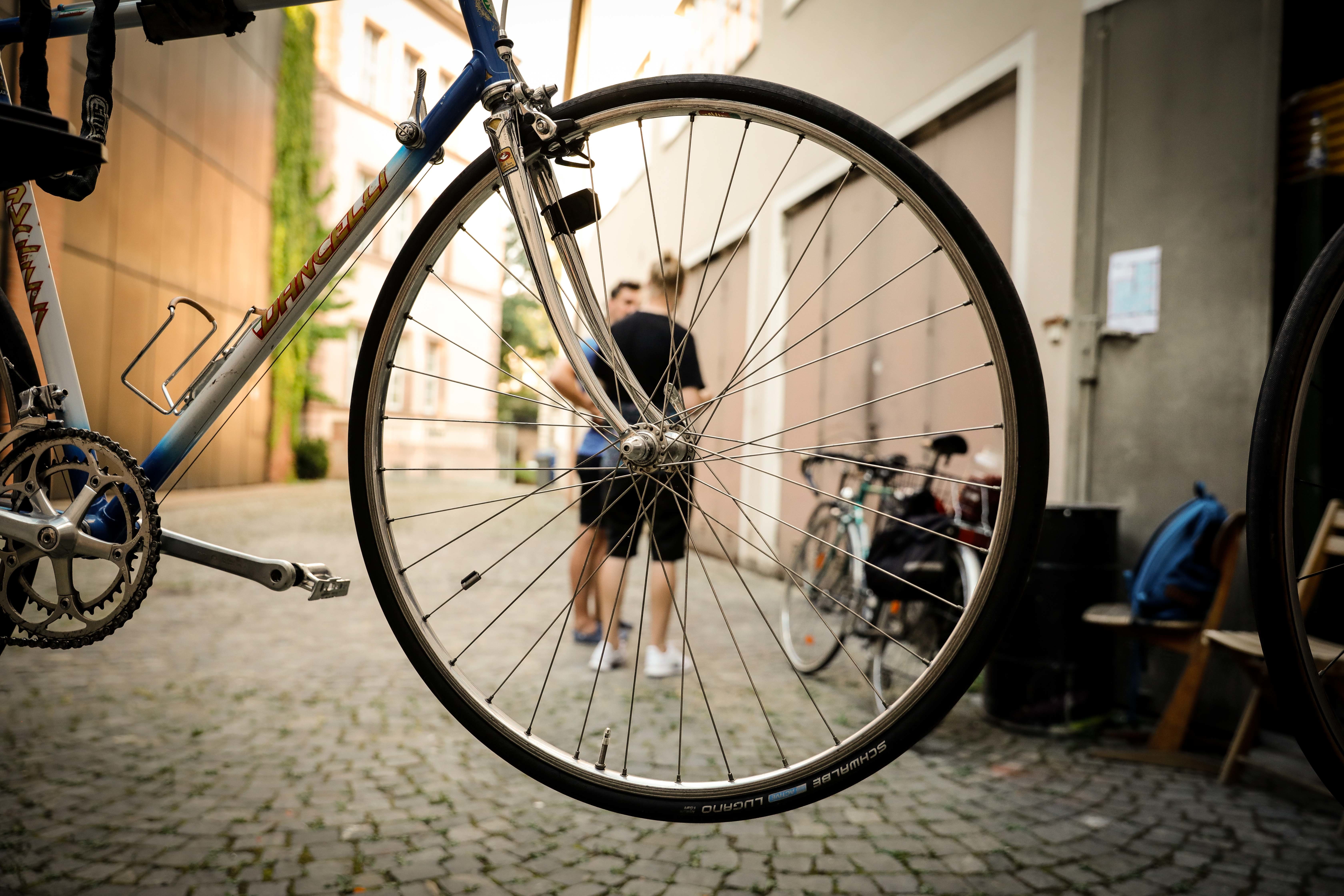 Offene Fahrradwerkstatt des Künstlerhauses.