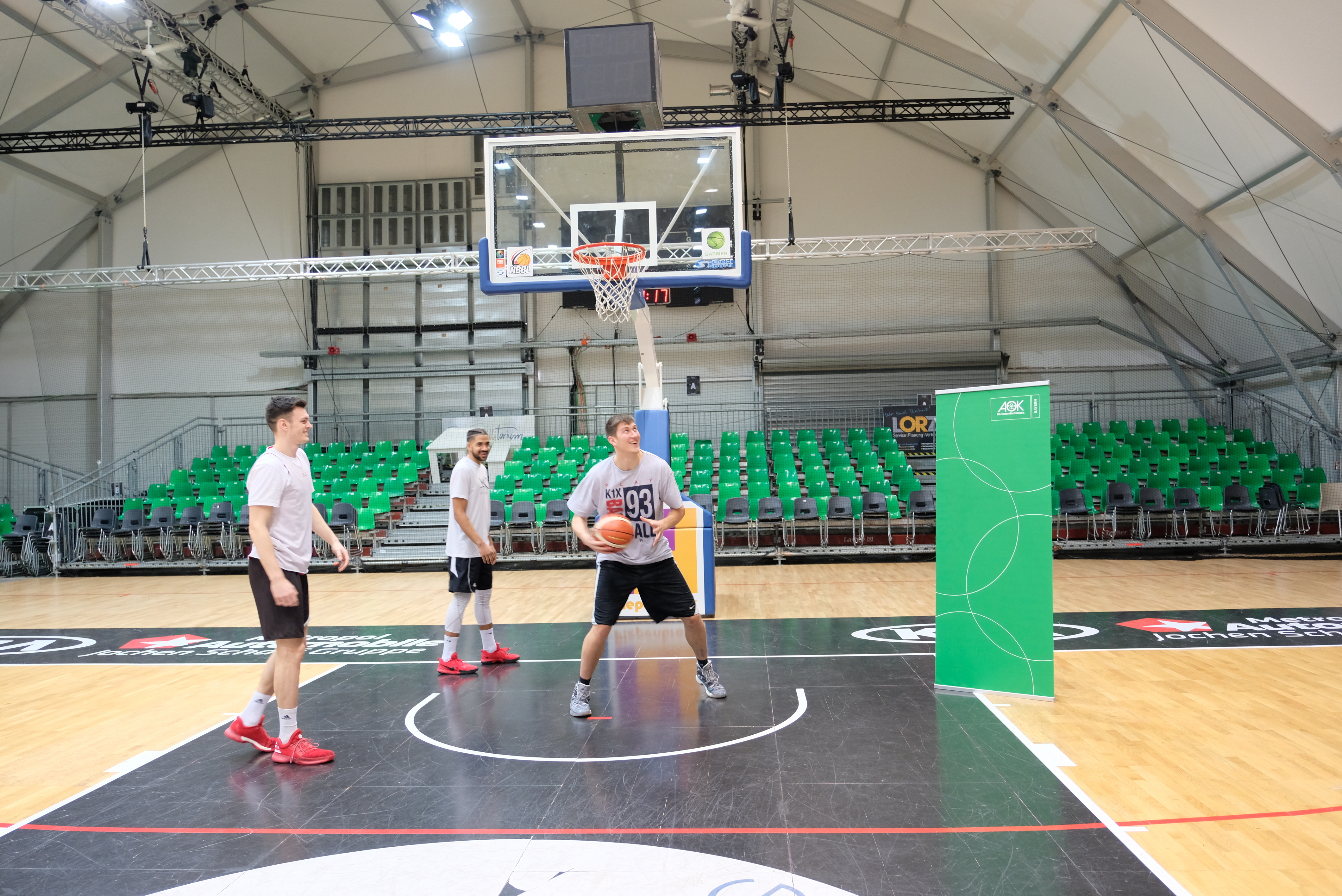 Zwei starke Partner: Die AOK Bayern und der Nürnberg Falcons BC
Foto: AOK