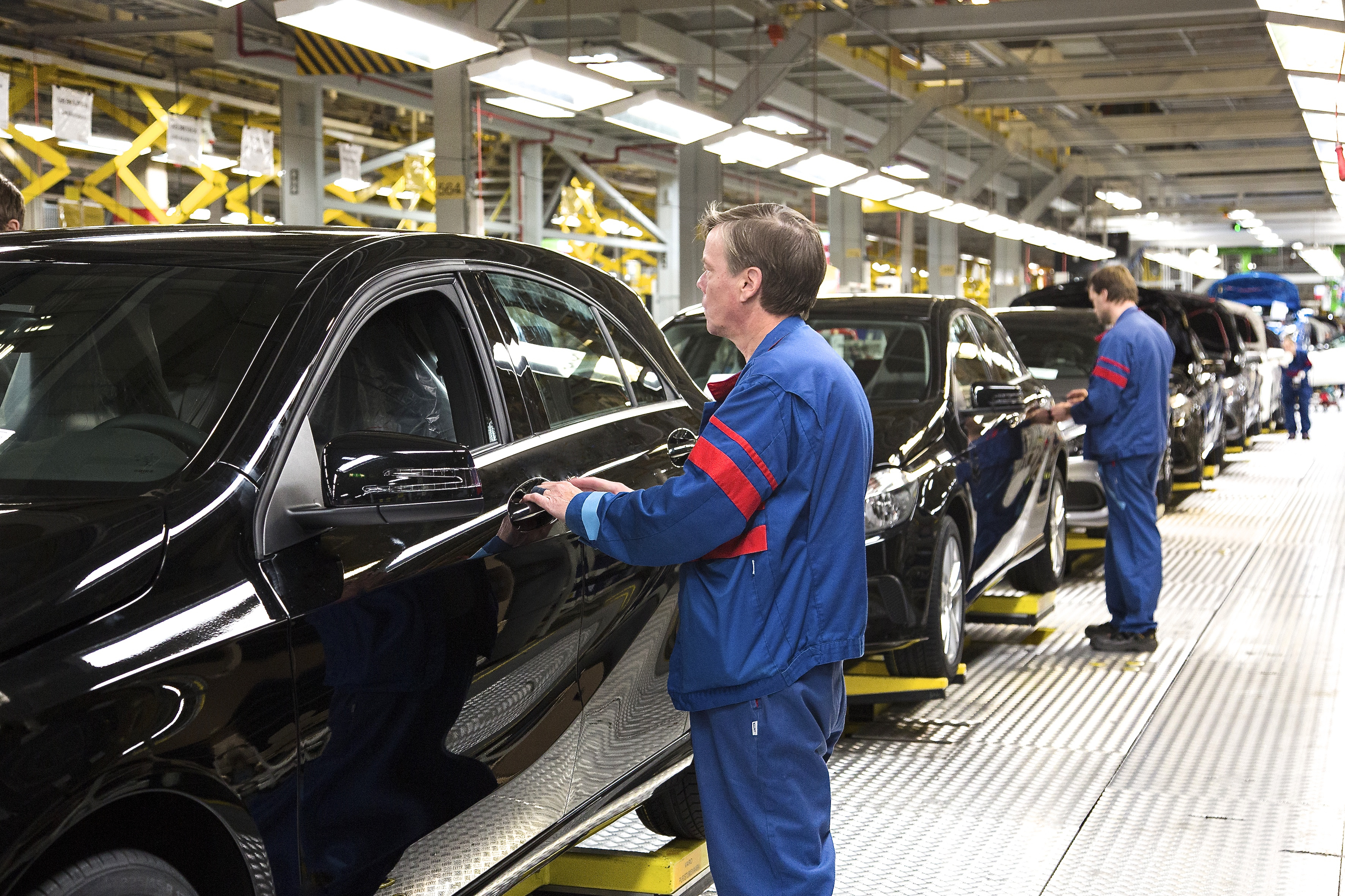 Produktion der Mercedes-Benz A-Klasse bei Valmet. Foto: Auto-Medienportal.Net/Valmet