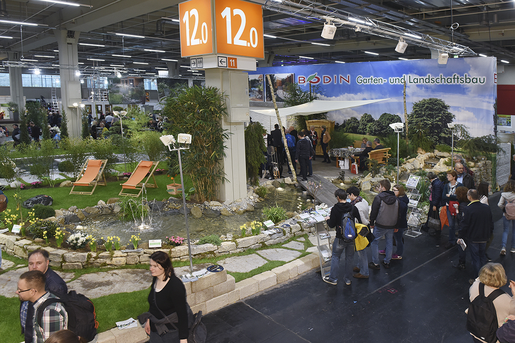 Auf der Freizeit Messe können die Besucher erste Frühlingsluft schnuppern: In zwei Gartenhallen wird die Vorfreude für die Freiluftsaison geweckt und die Gartentrends für 2019 präsentiert.