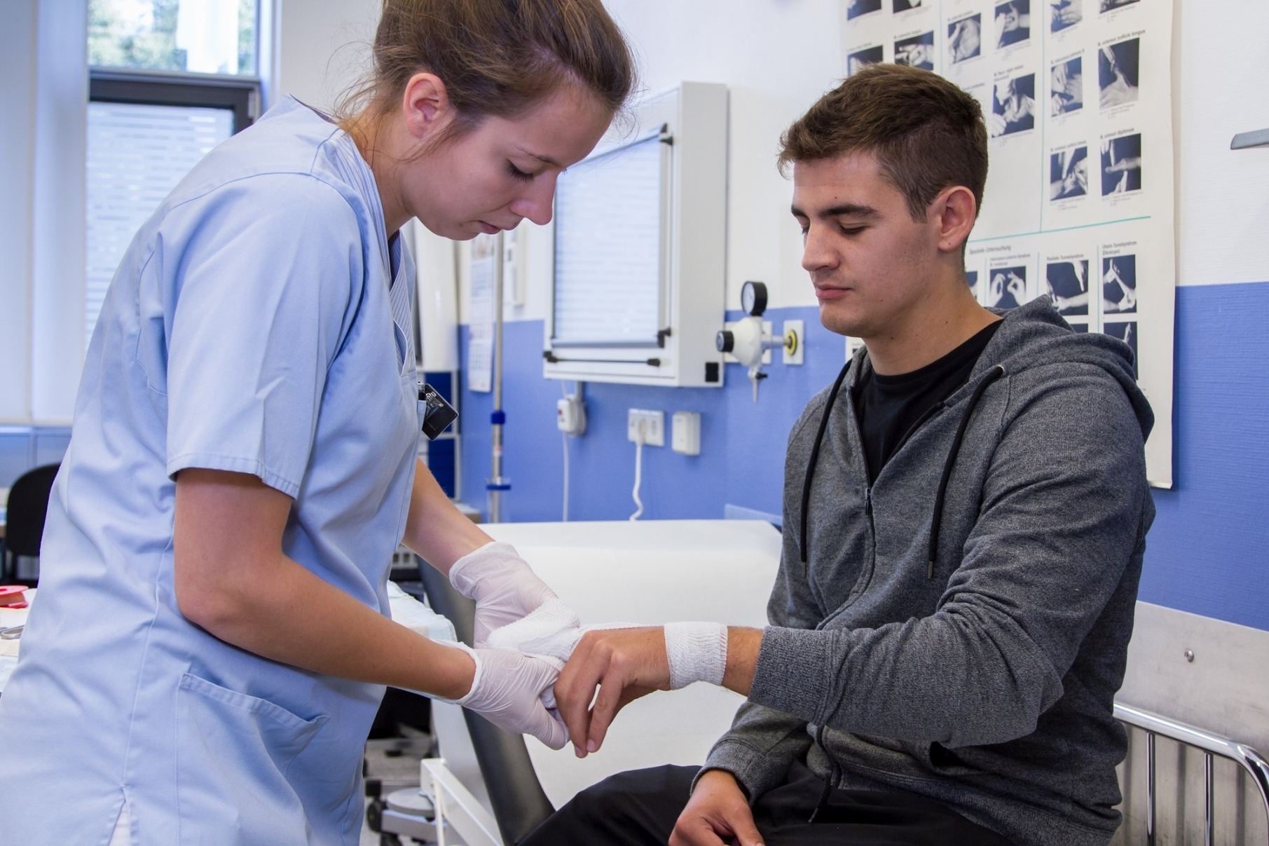 In der Notaufnahme werden die Patienten zeitnah versorgt.