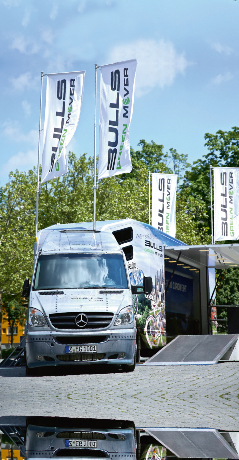 Der E-Bike Truck von ZEG macht wieder Station beim Zweirad-Center Stadler in Fürth und in Nürnberg.