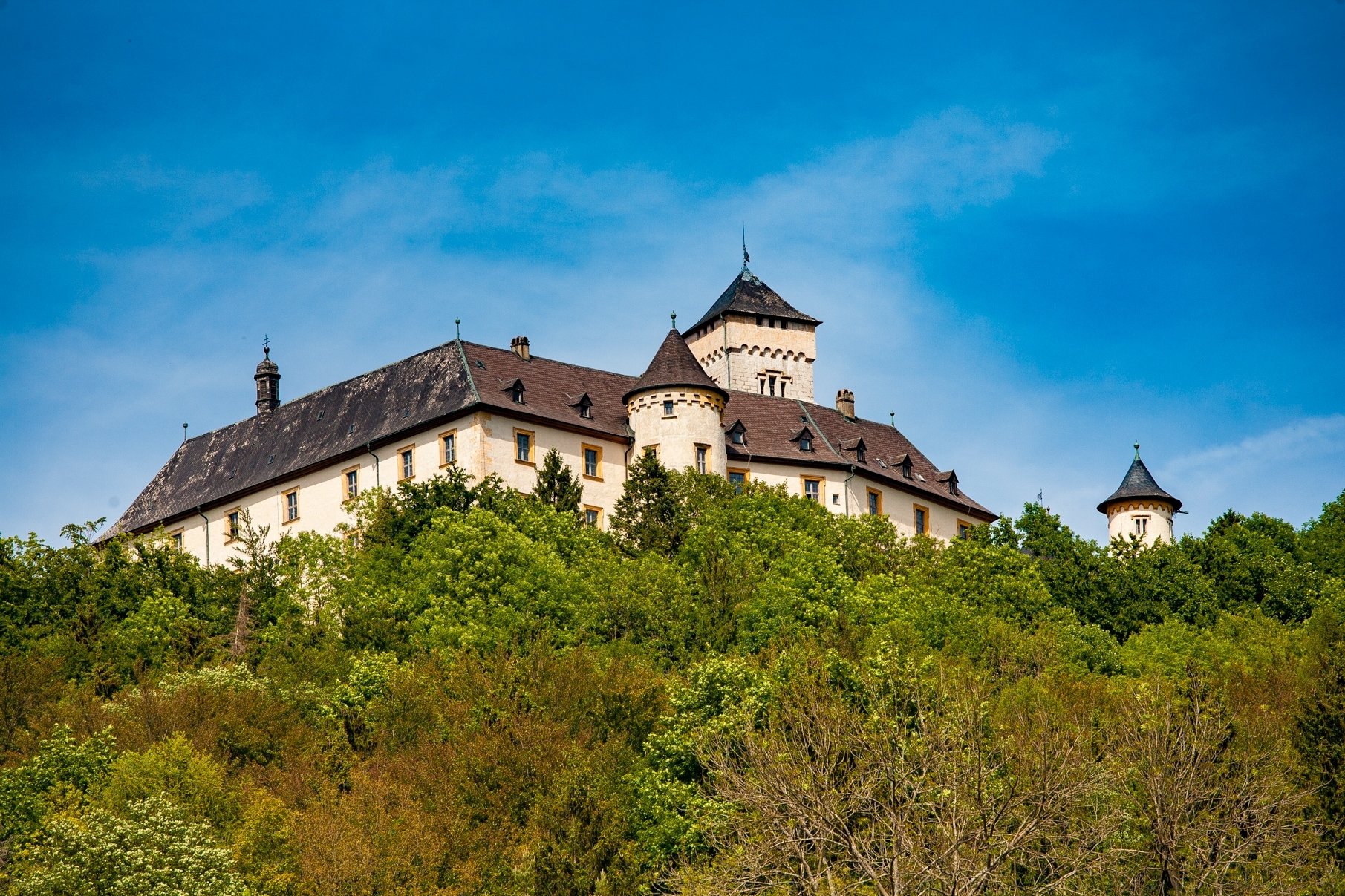 Schloss Greifenstein bei Heiligenstadt ist ein beliebtes Ausflugsziel.