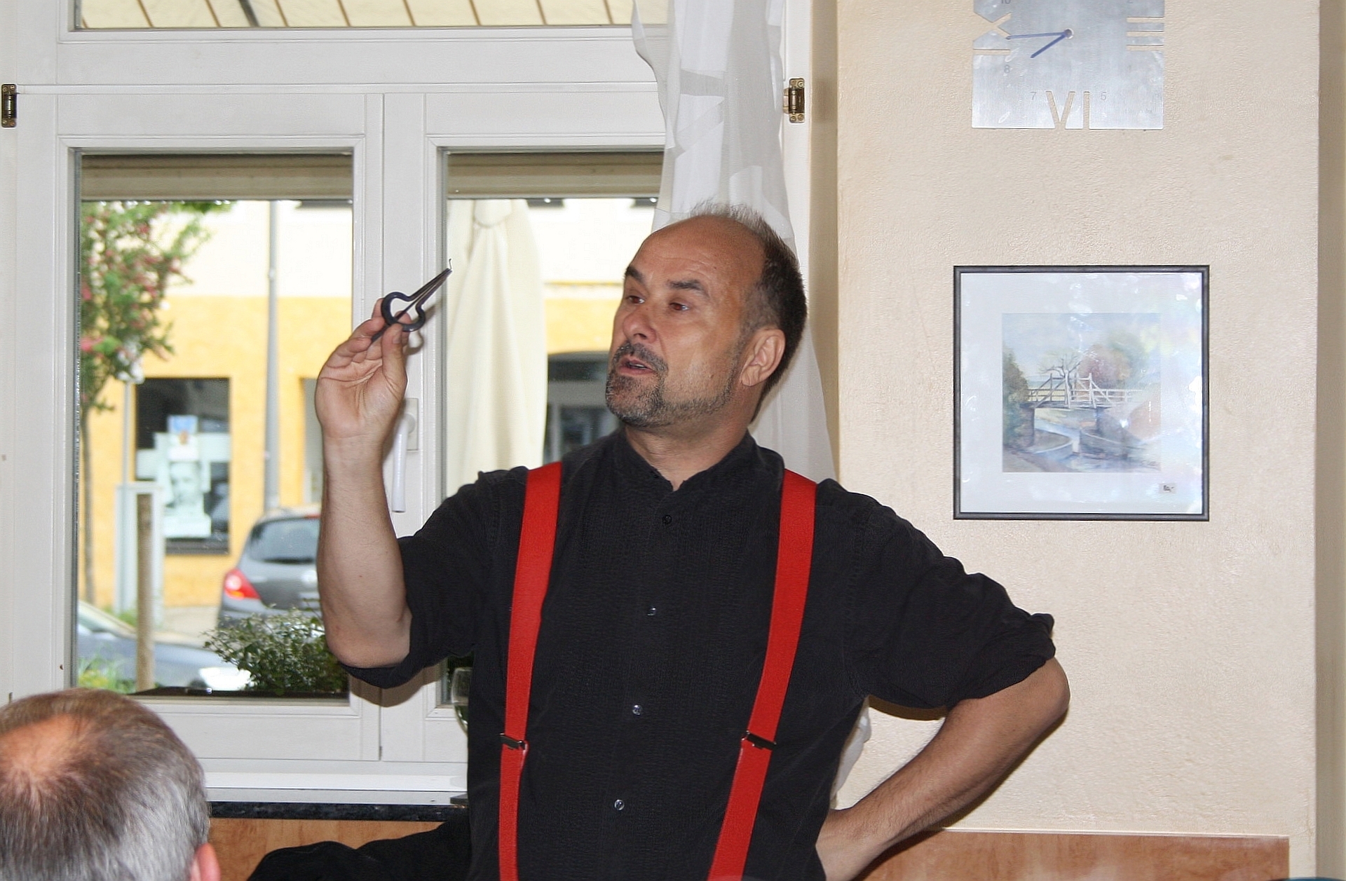 Martin Ellrodt bei einem früheren Auftritt im Altdorfer Café.