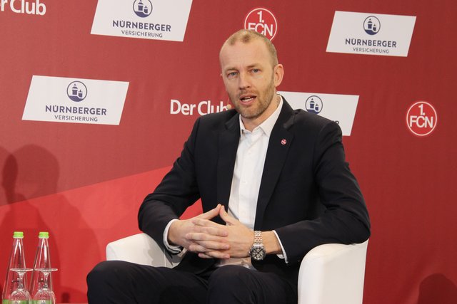 Niels Rossow, kaufmännischer Vorstand des 1. FC Nürnberg. | Foto: tom