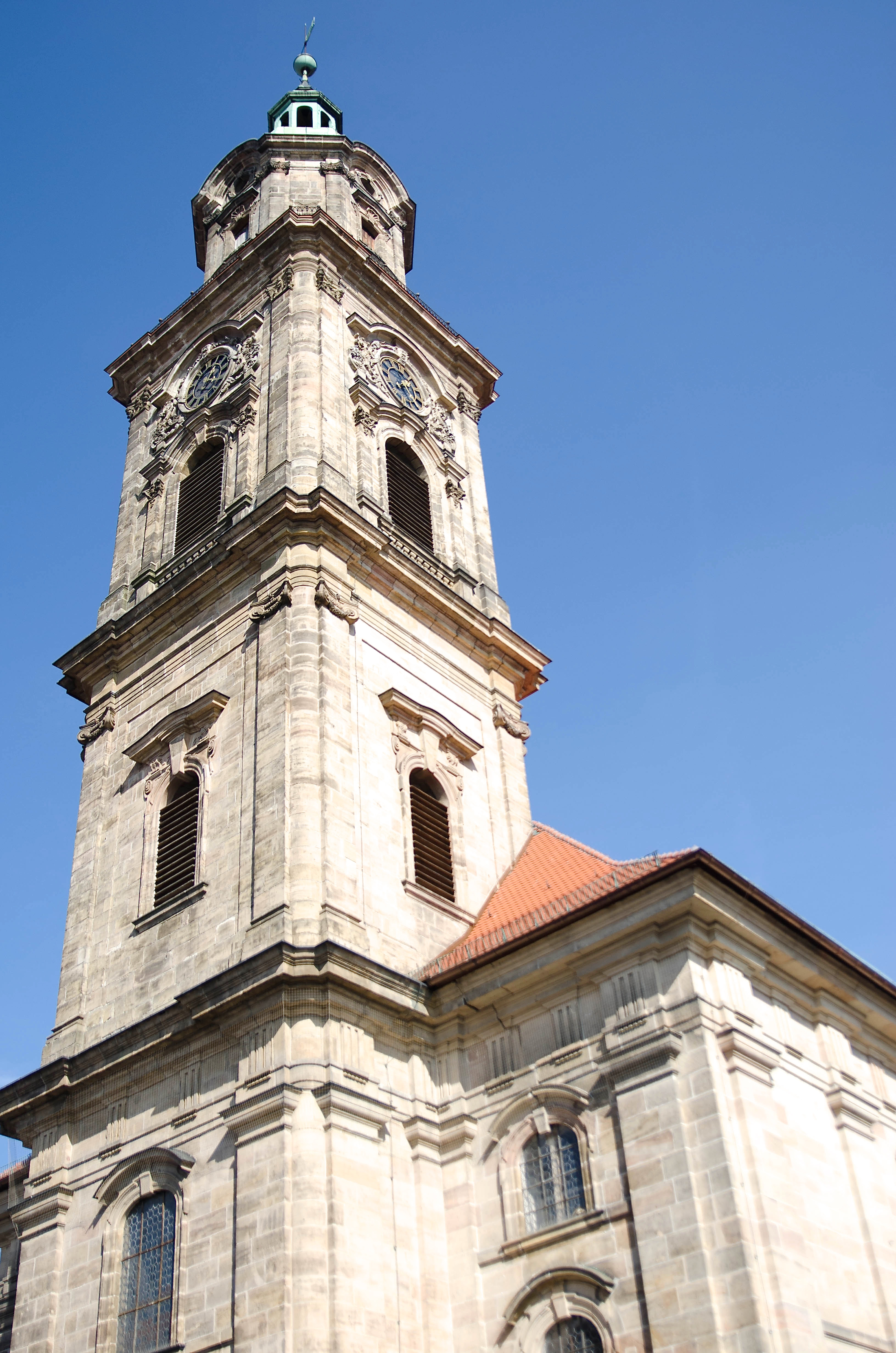 Die Neustädter Kirche in Erlangen. Foto: © ETM / Thomas Dettweiler