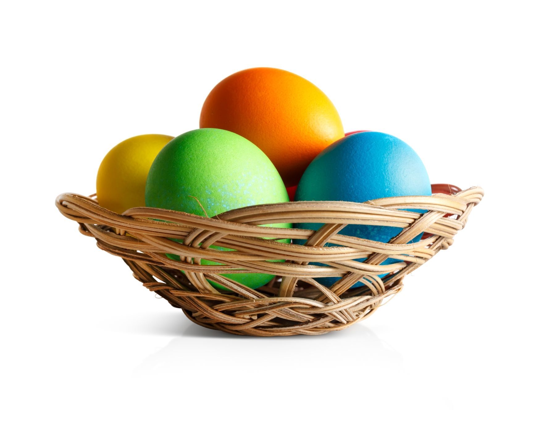 Buntgefärbte Ostereier gehören zum Osterfest einfach dazu