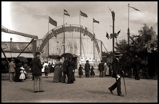 Volksfest Nürnberg nach der Jahrhundertwende, ca. 1909.  | Foto: Altstadtfreunde Nürnberg e.V./Sammlung Großberger