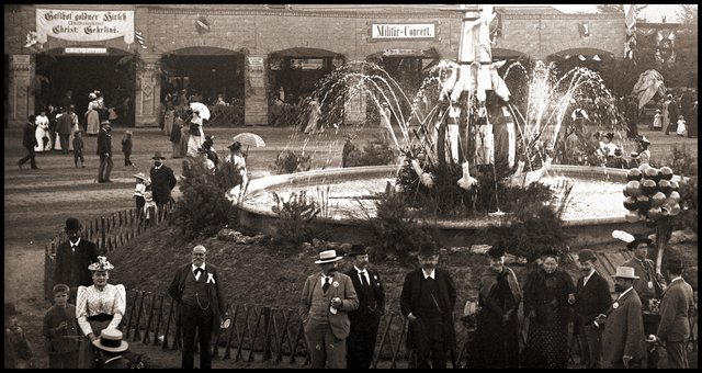 Volksfest Nürnberg nach der Jahrhundertwende, ca. 1909.  | Foto: Altstadtfreunde Nürnberg e.V./Sammlung Großberger