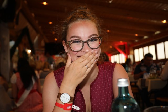 Die Tucher-Festzeltstars mischten das proppenvolle Papert-Zelt auf.  | Foto: Jürgen Friedrich