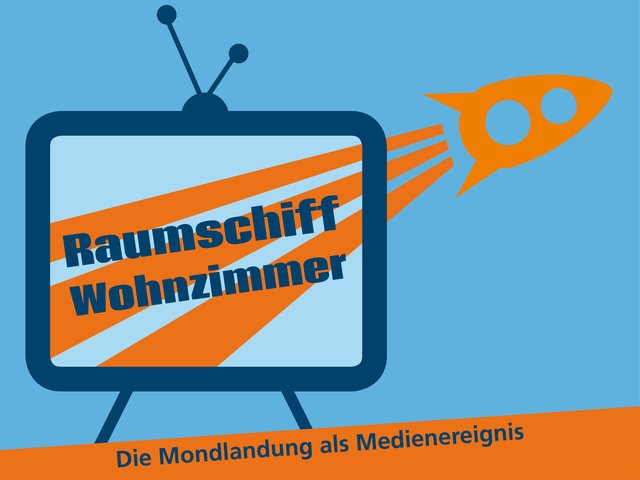 Ausstellung „Raumschiff Wohnzimmer. Die Mondlandung als Medienereignis“. | Foto: © Foto: Museumsstiftung Post und Telekommunikation