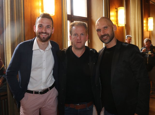 Tim Gruber, Christian Kohlert und Christopher Dietz (v.li., werk :b events). | Foto: © John R. Braun