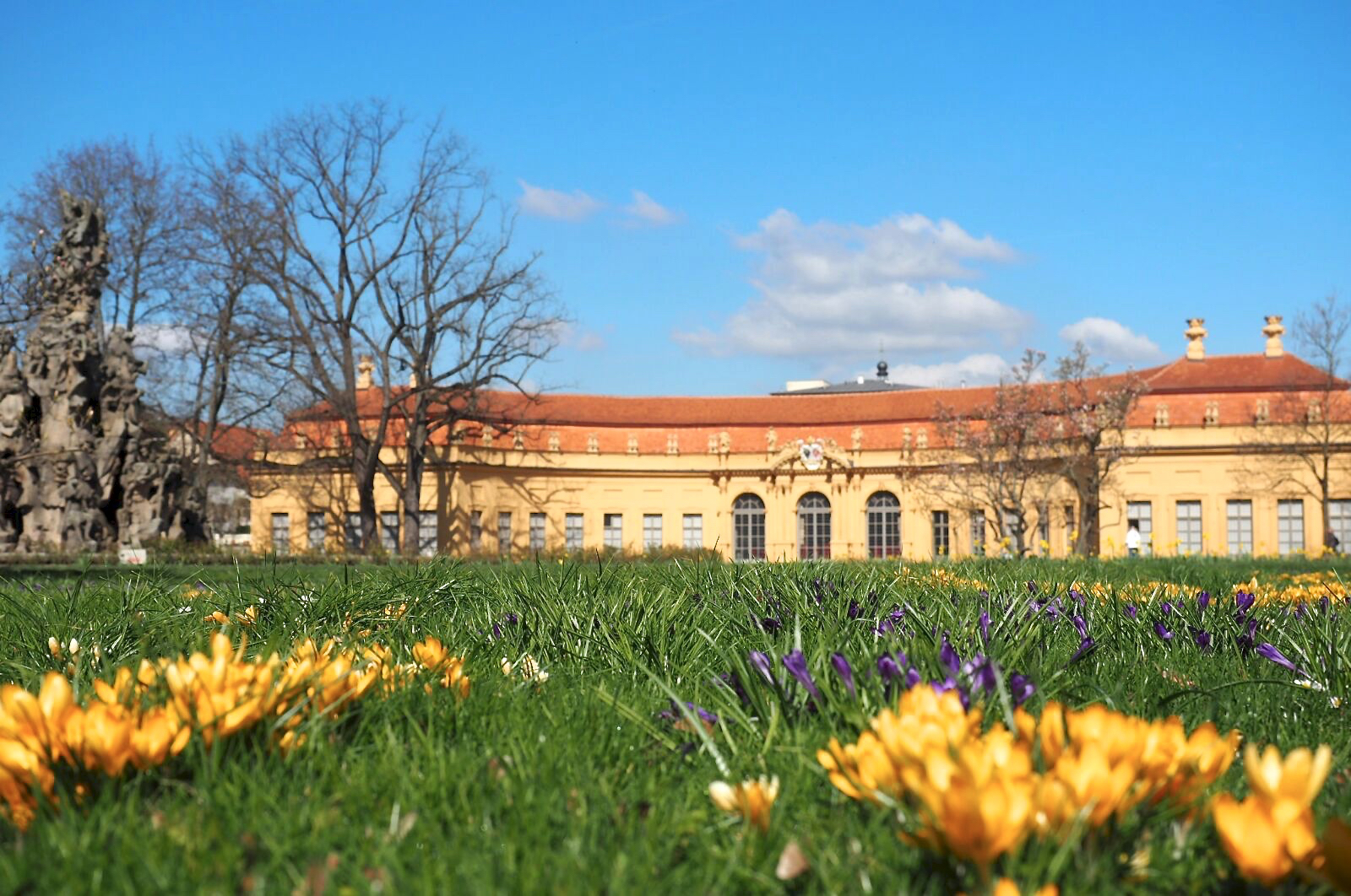 Die Orangerie im Erlanger Schlossgarten.
Foto: © ETM / Thomas Dettweiler