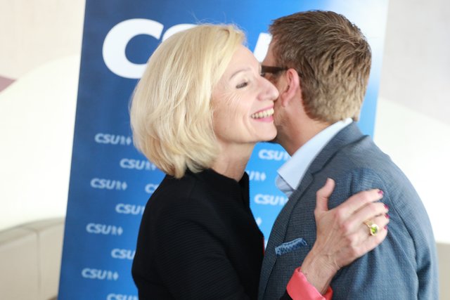 Noch ist Marcus König CSU-Fraktionsvorsitzender und Prof. Dr. Julia Lehner Kulturreferentin. Bei der Kommunalwahl im nächsten Jahr wollen beide um Wählerstimmen werden für die Posten als Oberbürgermeister und Bürgermeisterin für Nürnberg.  | Foto: Udo Dreier
