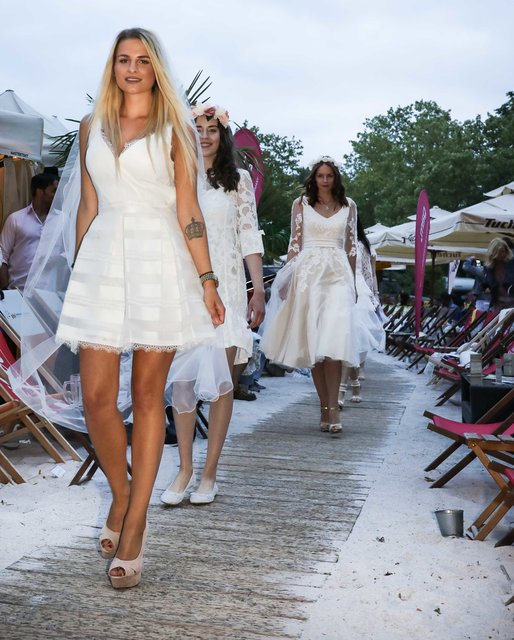 Modenschau am Stadtstrand Nürnberg.  | Foto: © Nicole Fuchsbauer